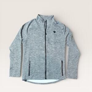 Rabbit Running Run & Chill Men’s Full Zip Grey Men’s Medium rabbitWAFFLE"fleece